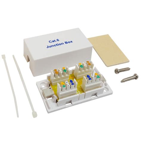 shielded cat6 junction box|cat 6 punch down block.